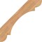 Ekena Millwork 3 1/2"W x 30"D x 30"H Olympic Smooth Knee Brace, Western Red Cedar BRC04X30X30OLY00SWR - alternate 3